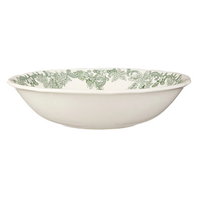 Spode Ruskin House Wreath Bowl, Green / White